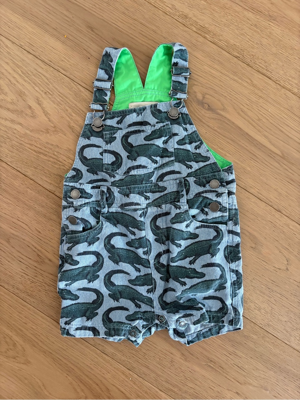 Stella McCartney kids alligator overalls - size 18 months
